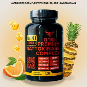 Nattokinase 6000fu Capsules product packaging